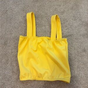 Kellé Yellow Dance Convention Crop Top